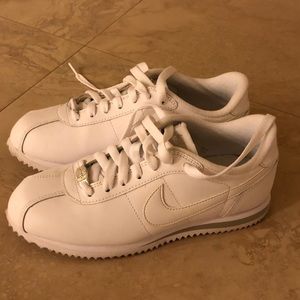 Nike Cortez white sneakers - size 5